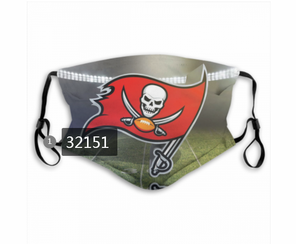 NFL 2020 Tampa Bay Buccaneers #18 Dust mask with filter